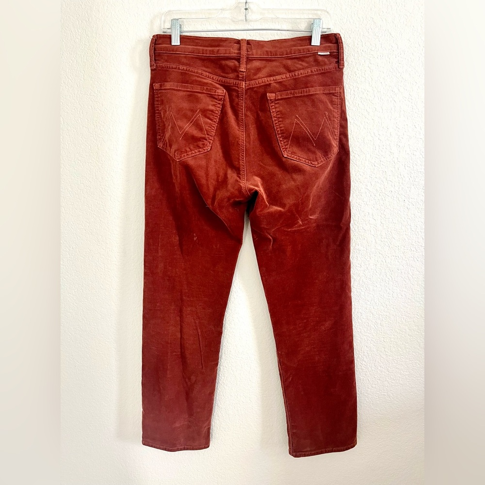 MOTHER Women's The Tomcat Ankle Hopscotch Corduroy Pants - Picture 4 of 7
